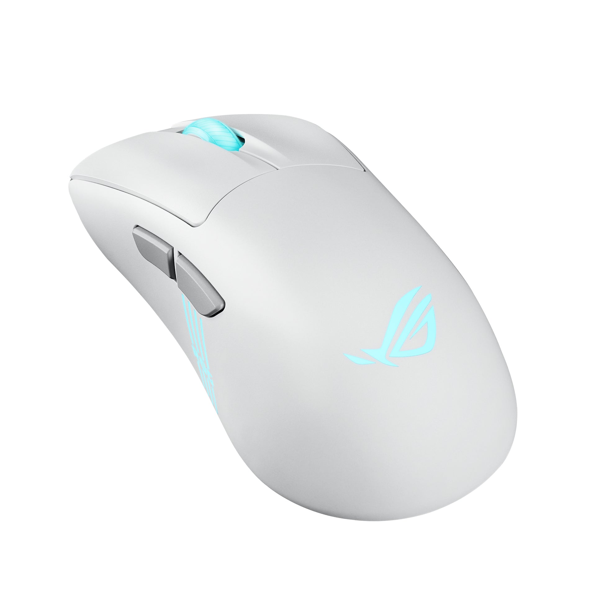 ASUS ROG Keris II Origin – Gaming-Maus – Kabellos (Bluetooth/2,4 GHz), 42000 DPI, Rechts, Weiss