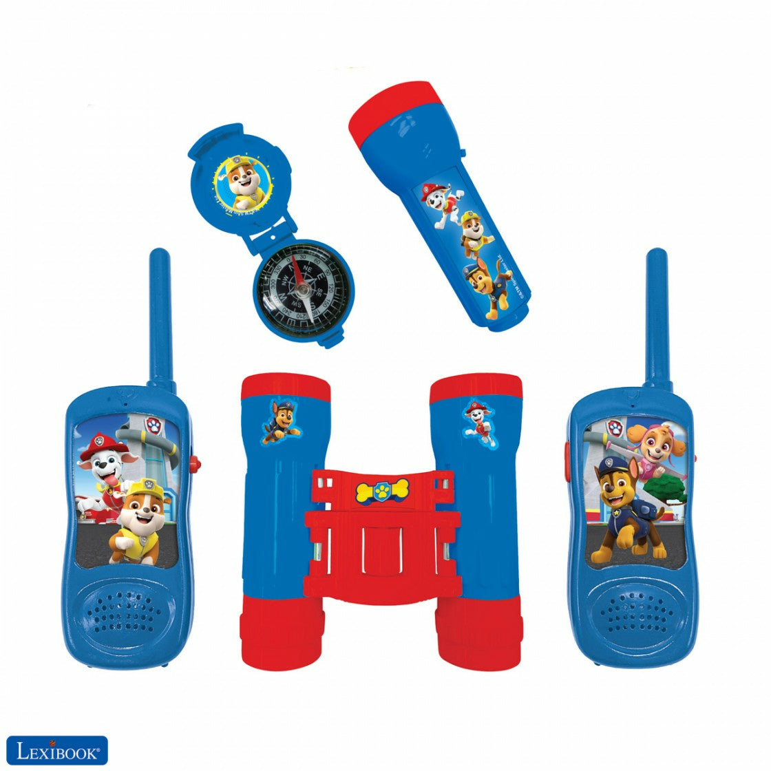 Lexibook Walkie-Talkie – Polizei – ab 5 Jahren – Kunststoff, blau/rot