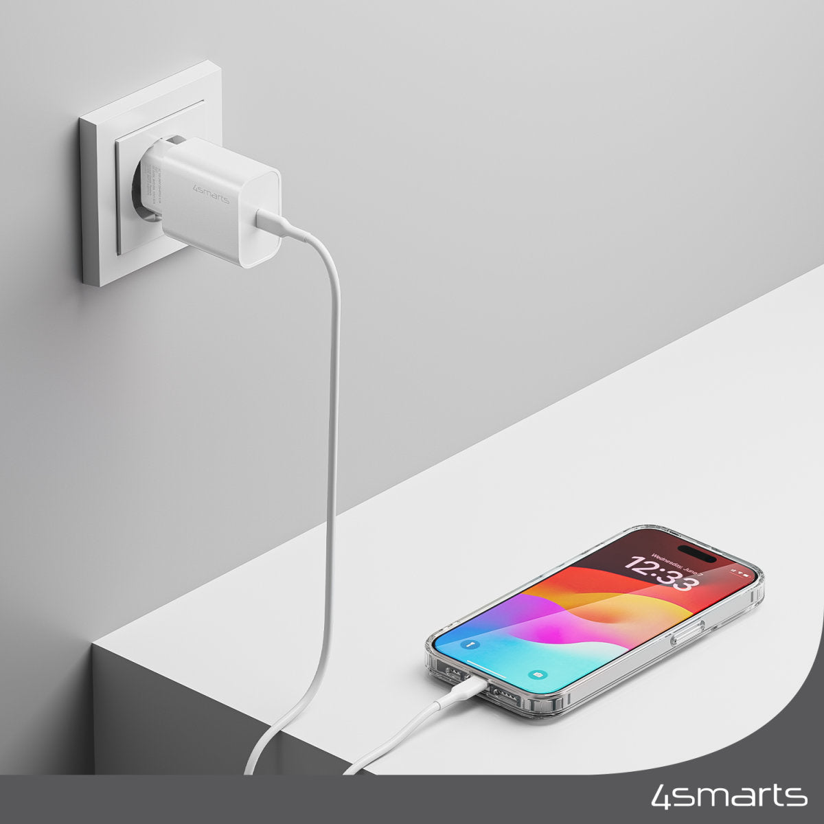 4smarts Backcover – für Apple iPhone 15 Plus, TPU, Transparent