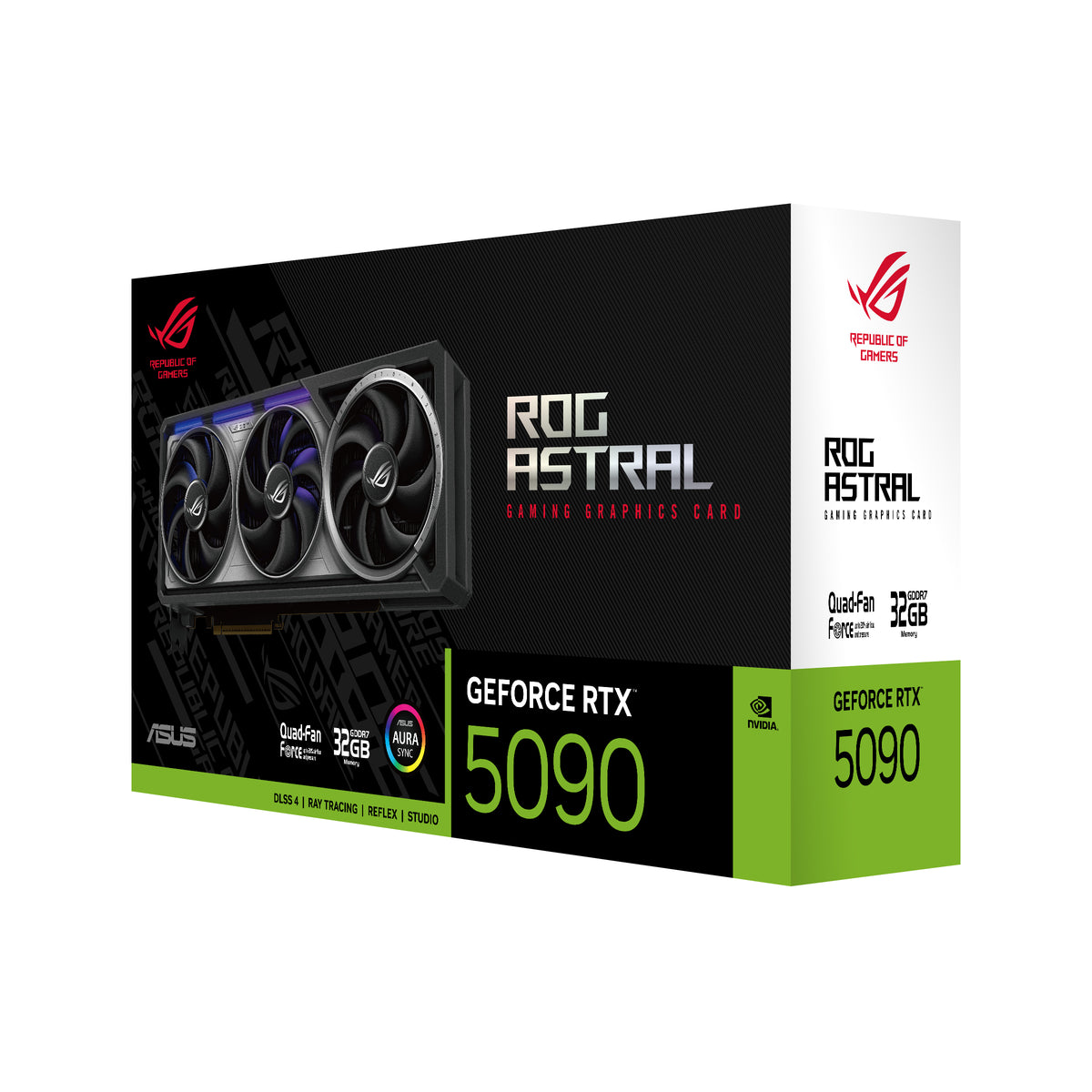 ASUS ROG Astral RTX5090 32G GAMING – PCIe Grafikkarte – 3×DisplayPort, 2×HDMI, PCIe 5.0, 1×16‑Pin