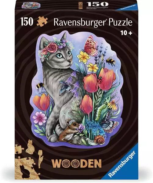 Ravensburger Puzzle Katze – 150 Teile – 20 × 27 cm – ab 10 Jahren – Holz – FSC