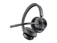 Poly Voyager 4320-M – Headset, Over-Ear – DECT/Bluetooth – mit Boom-Mikrofon – für Microsoft Teams