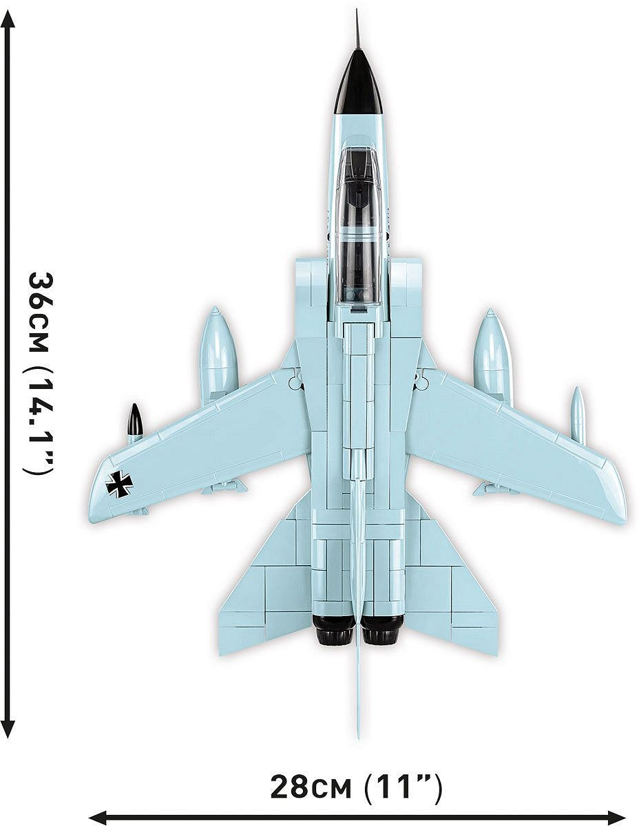 COBI Panavia Tornado IDS Bausteine – Streitkräfte – 493-teilig – 28 × 13 × 36 cm – ab 8 J. – Kunststoff