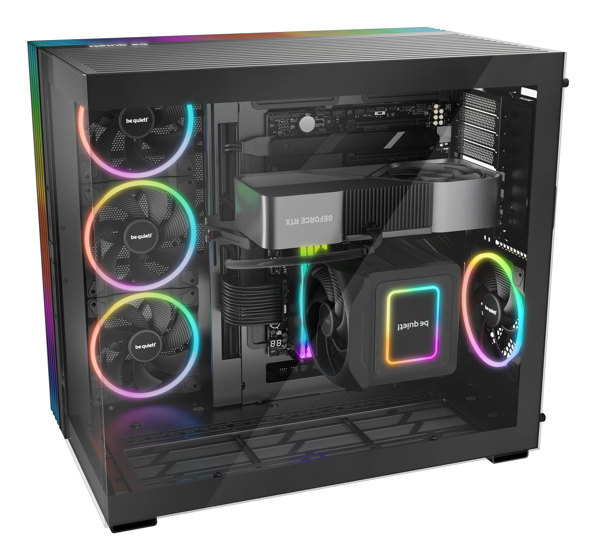 be quiet! be quiet LIGHT BASE 900 DX – PC-Gehäuse – Full Tower, 8×Slots, GPU 49,5 cm, für ATX, EATX, micro ATX und andere