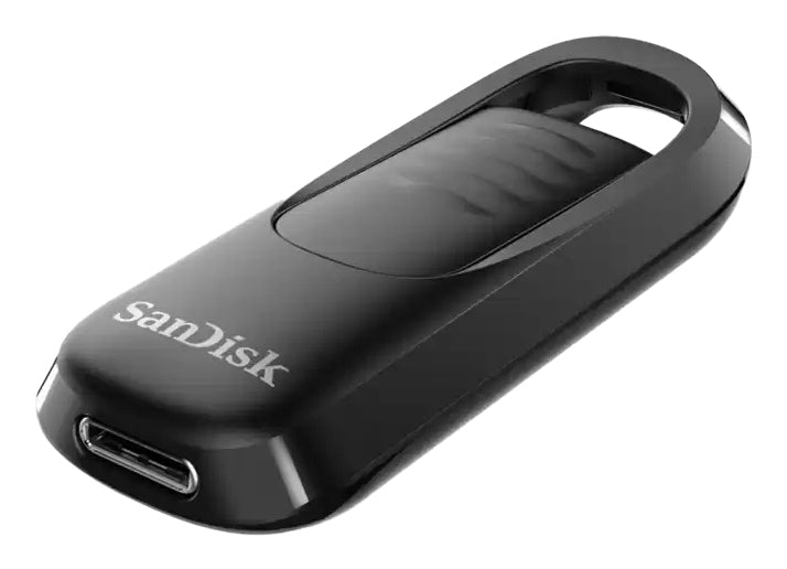 SanDisk Ultra Slider USB-Stick – 64 GB, USB-C (USB 3.2 Gen 1), Einziehbarer Stecker
