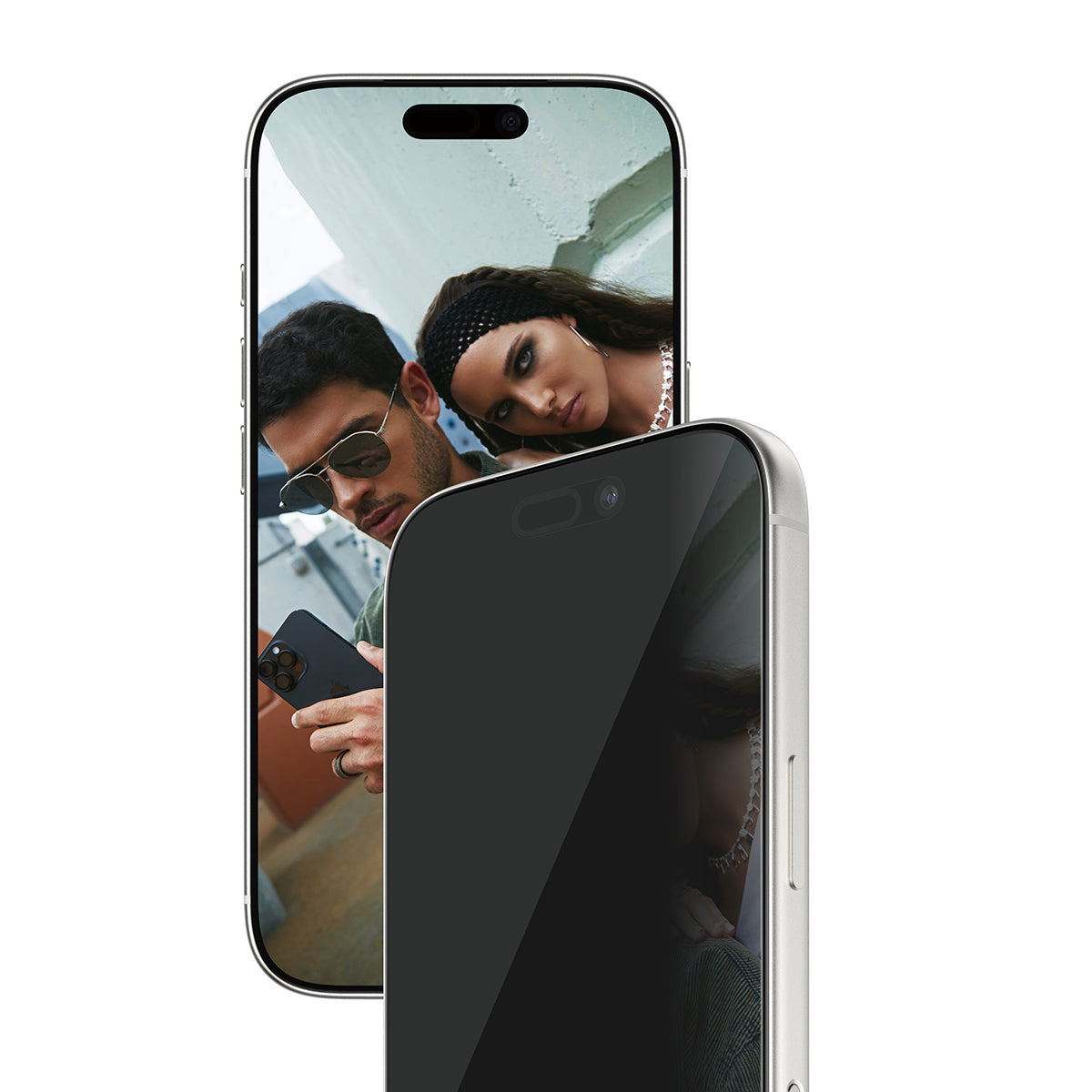 PanzerGlass Displayschutzglas Privacy-Filter – für Apple iPhone 17 Pro, kratzresistent, Hartglas