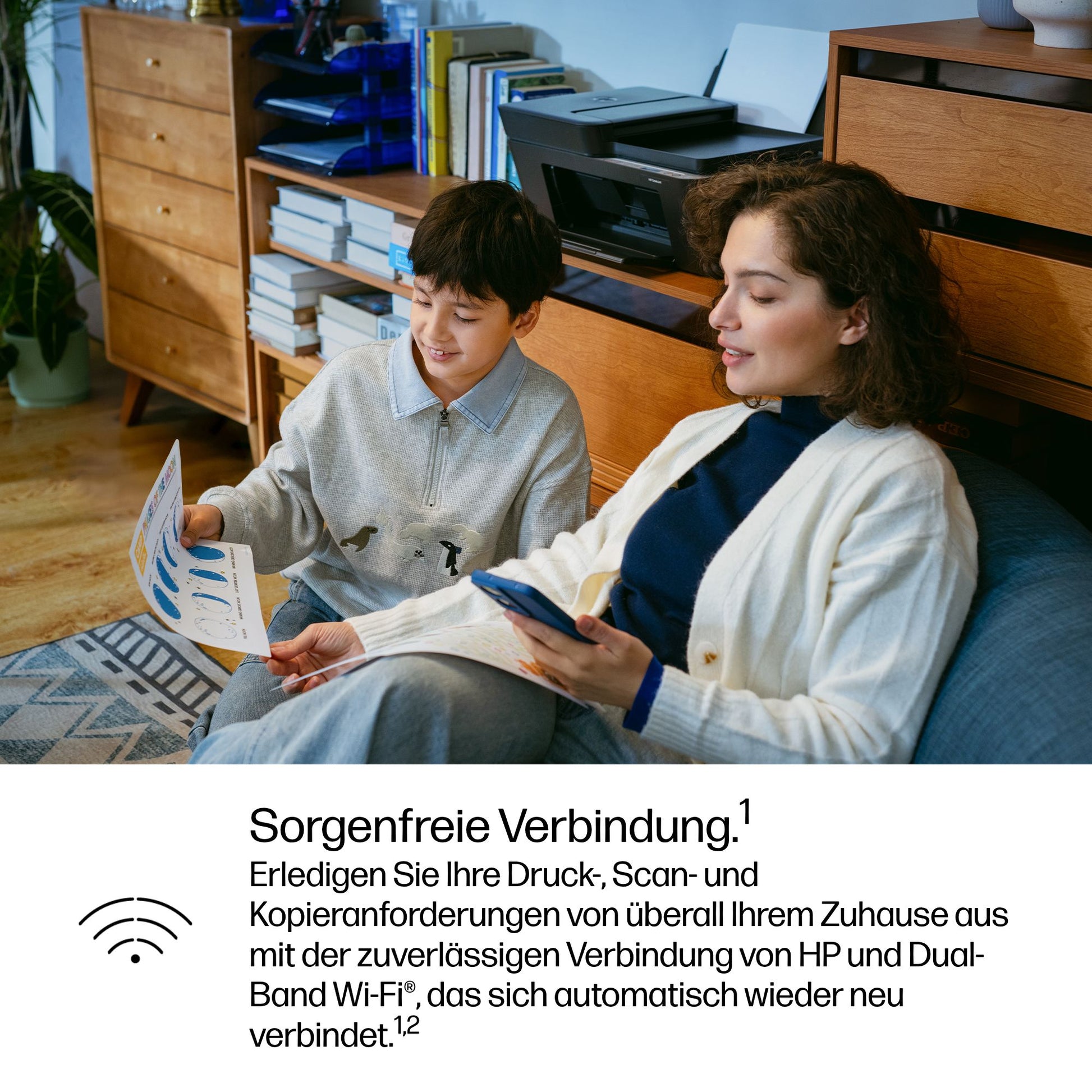 HP Deskjet 4320 Wireless – Farbtintenstrahl-Multifunktionsdrucker, A4, 3-in-1, Duplex, ADF, WLAN, AirPrint