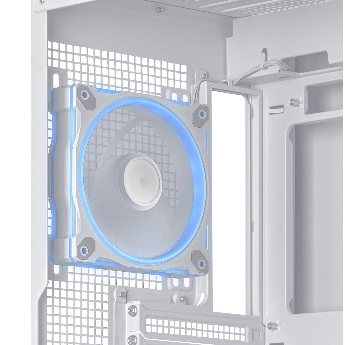 ASUS A31 PLUS TG ARGB WEISS – PC-Gehäuse (Midi-Tower) – Weiss, ATX/mATX/Mini-ITX, 2×3,5"/3×2,5"