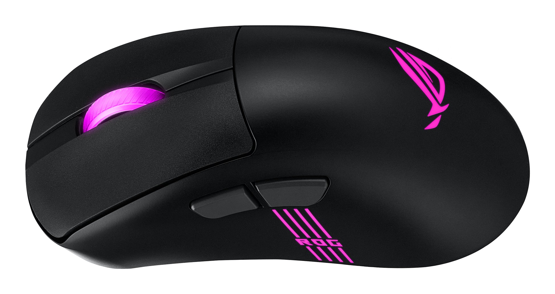 ASUS ROG Keris II Origin Gaming-Maus – kabellos, Bluetooth, USB-A, 42'000 dpi, für Rechtshänder, schwarz
