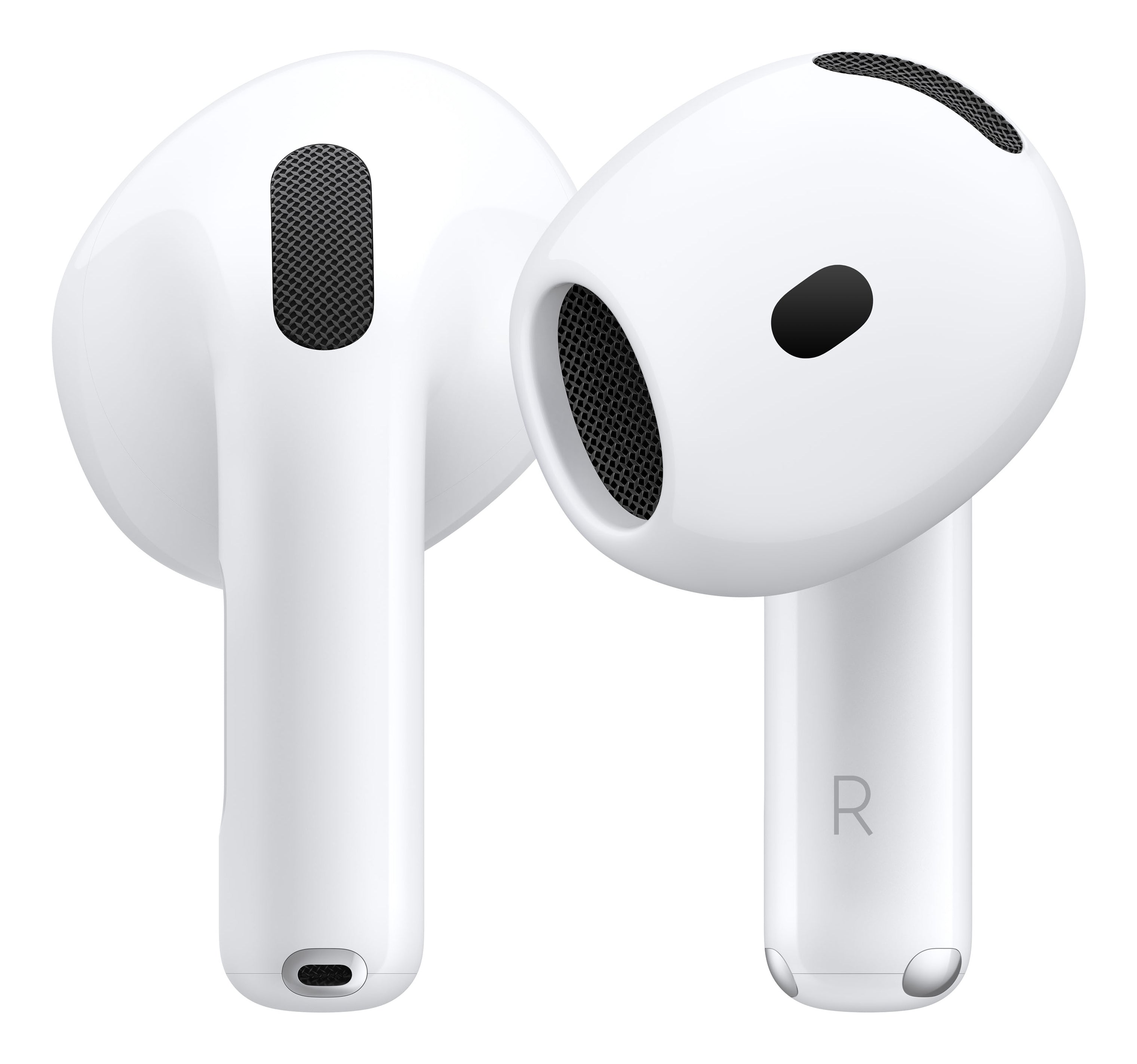 Apple AirPods (4. Generation) TWS In-Ear – ANC, mit Ladecase, Qi-Ladecase, Weiss, BT 5,3
