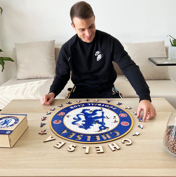 Iconic Puzzles Chelsea FC - Logo – Logikspiel, 1 Spieler, ab 14 Jahren