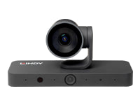 LINDY 38422 – PTZ-Kamera, 4K30, 3× optischer Zoom, Gesichtserkennung, Sprachverfolgung, HDMI/USB/IP, schwarz