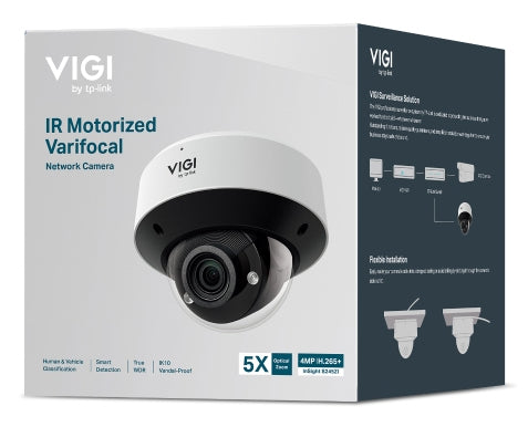 TP-Link InSight S245ZI PTZ – 4MP – 5× Zoom – PoE – IR 60 m – IP67 IK10