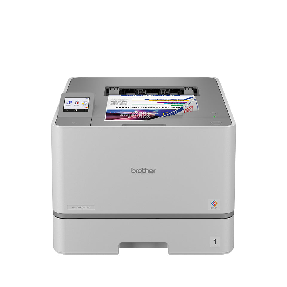 Brother HL-L8570CDW – Farbe, A4, Duplex, WLAN, LAN, USB, 31 Seiten pro Minute, AirPrint, Mopria