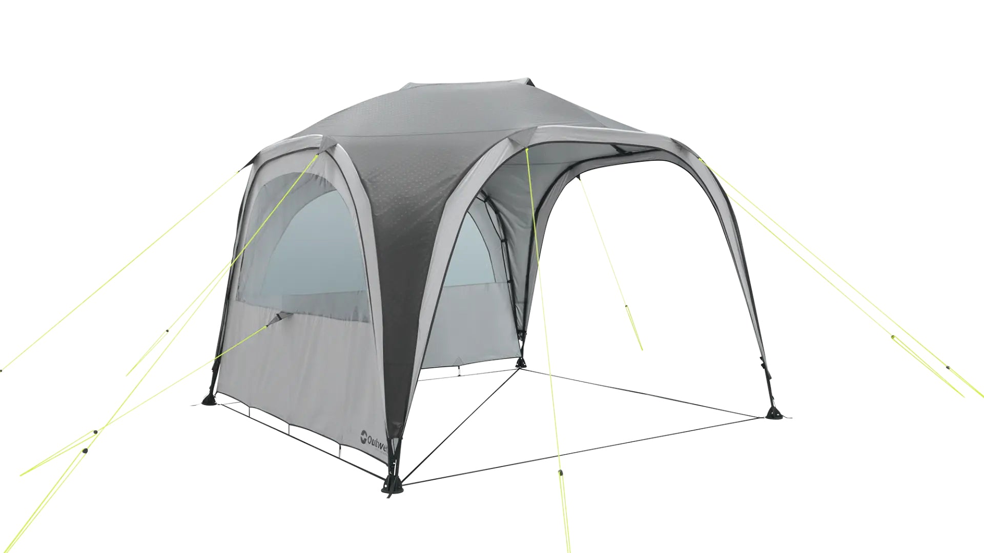 Outwell Stellwand – Polyester, Grau, mit 2 Fenstern, 2er-Set