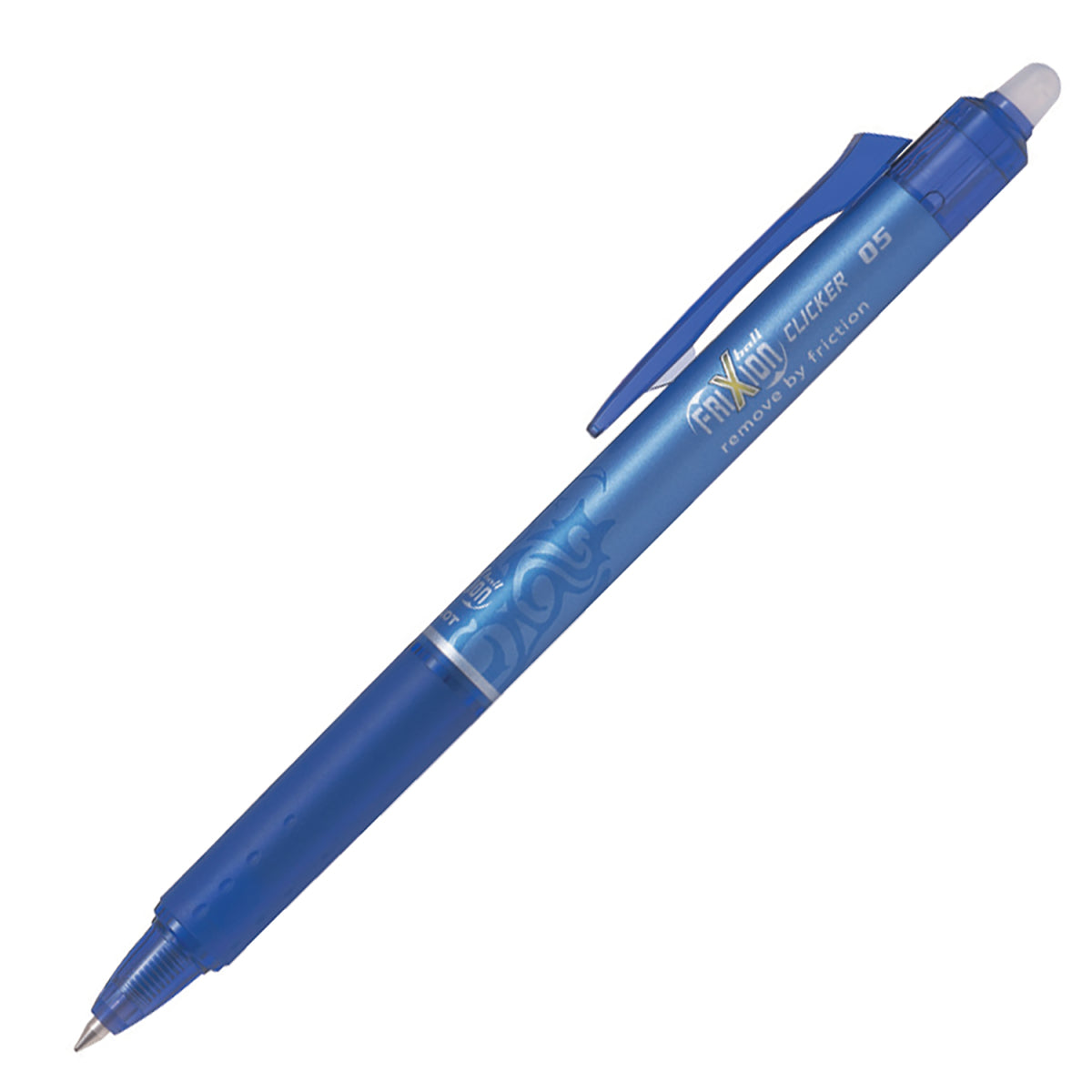 Pilot FriXion Point Clicker – radierbarer Tintenroller, 0,25 mm, blau, für Linkshänder