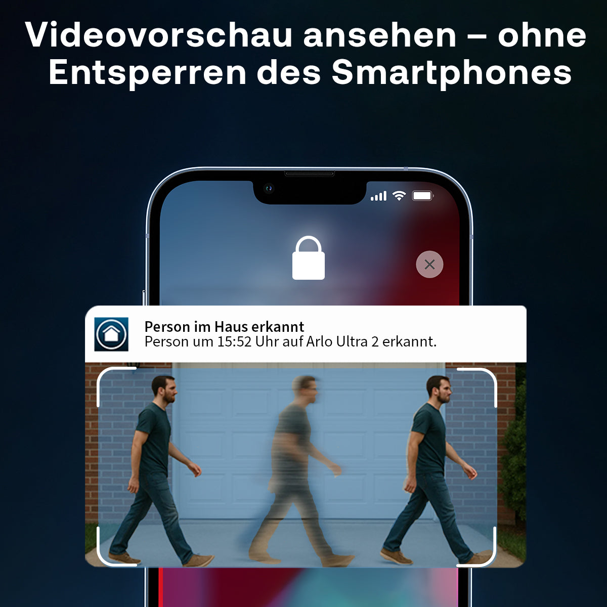 Arlo Gen5 Überwachungskamera – kabellos, 3er-Set