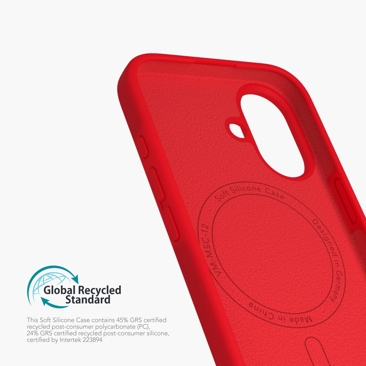 Vonmählen Backcover – für Apple iPhone 16 Plus, MagSafe, Silikon, Firecracker