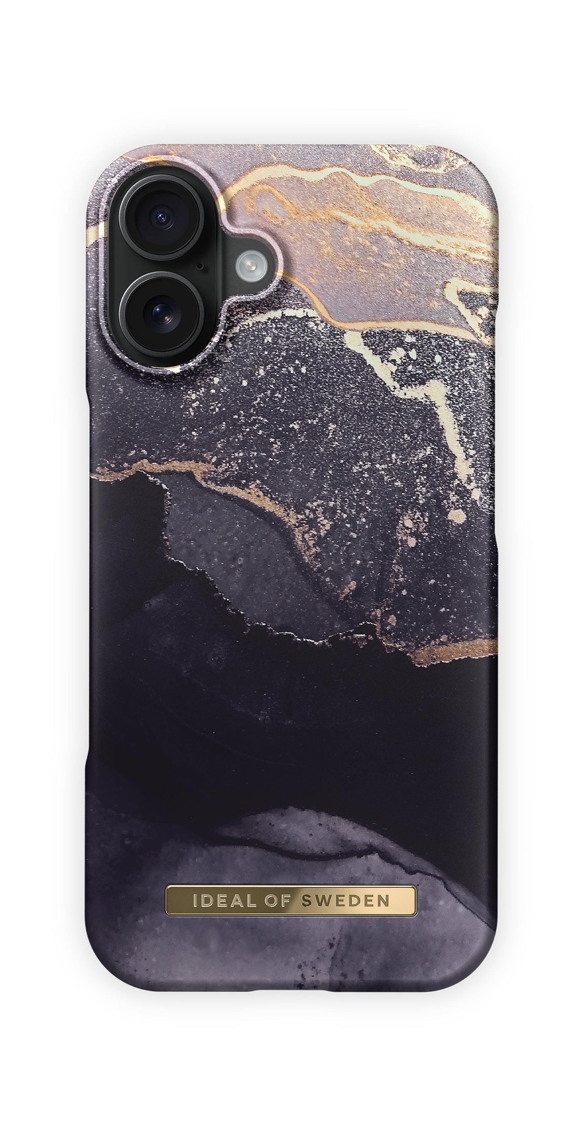 Ideal of Sweden – Backcover – für Apple iPhone 16 – Golden Twilight Marble – Polyester, MagSafe-kompatibel