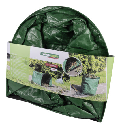 Windhager Kehrichtsack – 150 l, grün, 520 × 520 × 40 mm