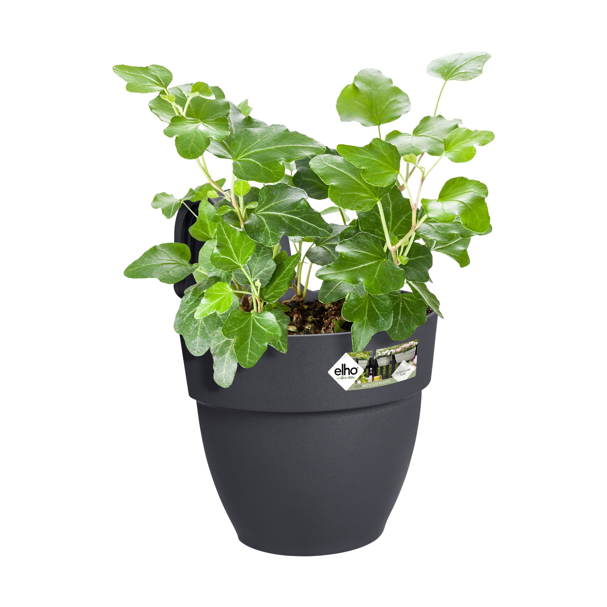 elho Pflanzgefäss – 2800 ml – Kunststoff, Schwarz