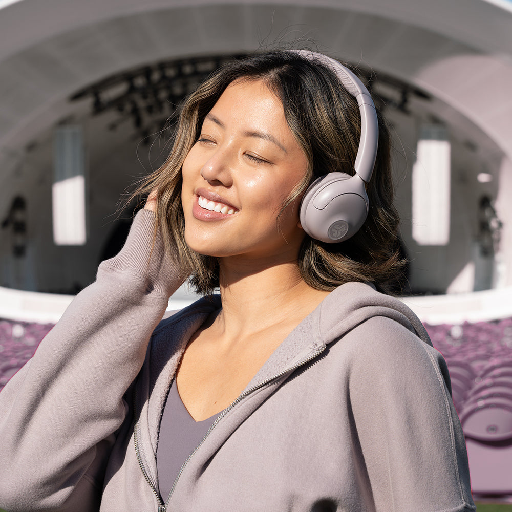 JLab Go Lux On-Ear Kopfhörer – Stereo, BT 5.4, ANC, Violett