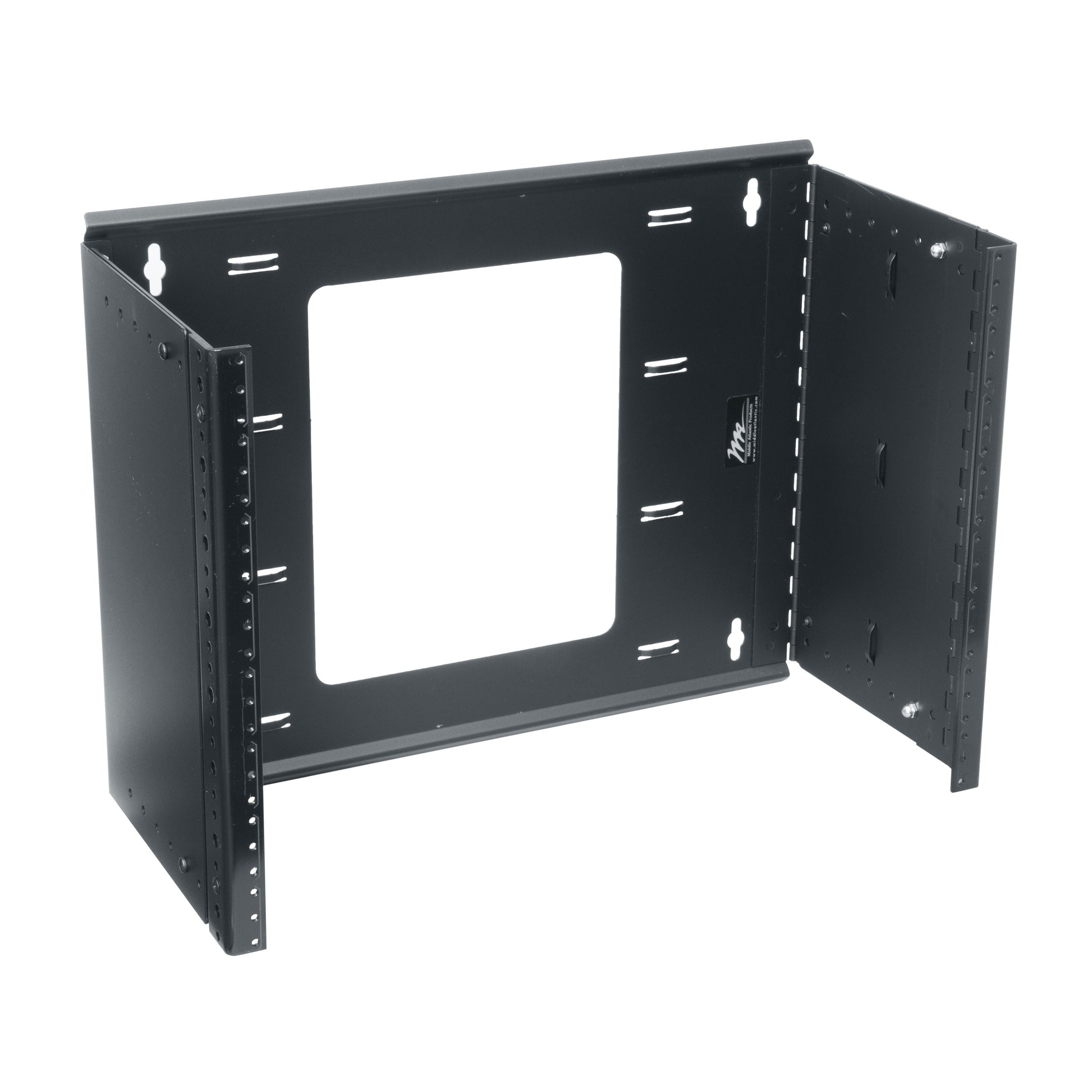 Middle Atlantic Rack-Wandhalter 19" – HPM-8-915 – Wandmontage – 8U – 498 × 381 × 356 mm – 11,3 kg – Schwarz