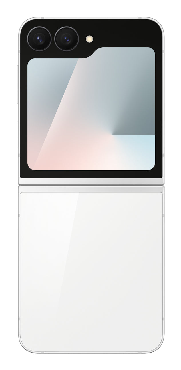Samsung Galaxy Z Flip7 FE – weiss, 6,7", 2640 × 1080, Android, 128 GB, 8 GB, eSIM, 5G, NFC