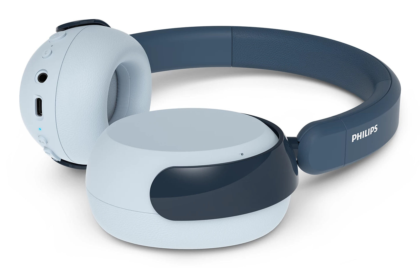 Philips TAK5500RT/00 – Over-Ear Headset – Bluetooth – ANC – Dunkelblau – für Google Assistant – bis 60 h