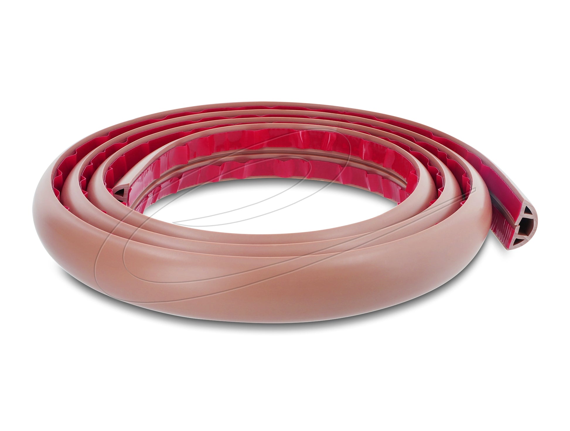 DeLOCK 20764 Wandkanal – 50 × 14 mm – 2 m – PVC – Braun, selbstklebend, 1 Stk.