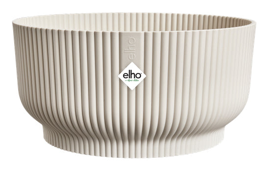 elho Schale – Recycling-Kunststoff, Weiss – Ø 25 × 12 cm