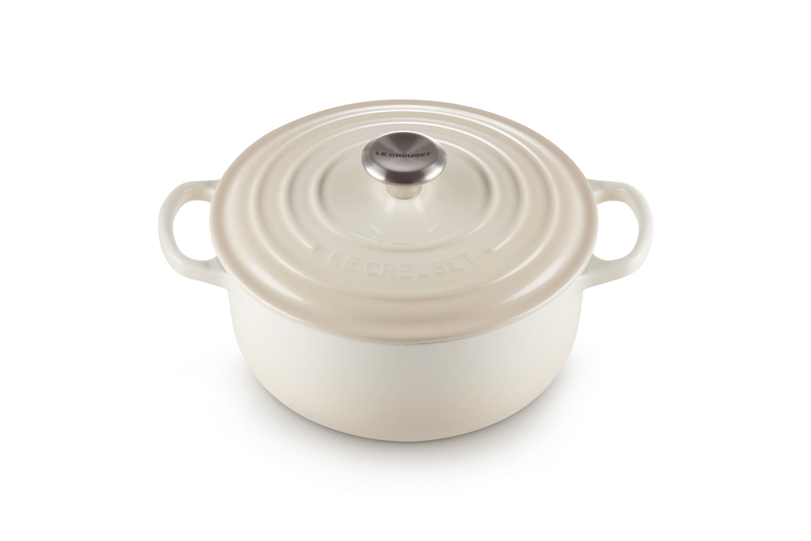 Le Creuset Kochtopf Signature – 3,3 l, Ø 22 cm, Gusseisen, Emaille, für Induktion, Gas, Glaskeramik