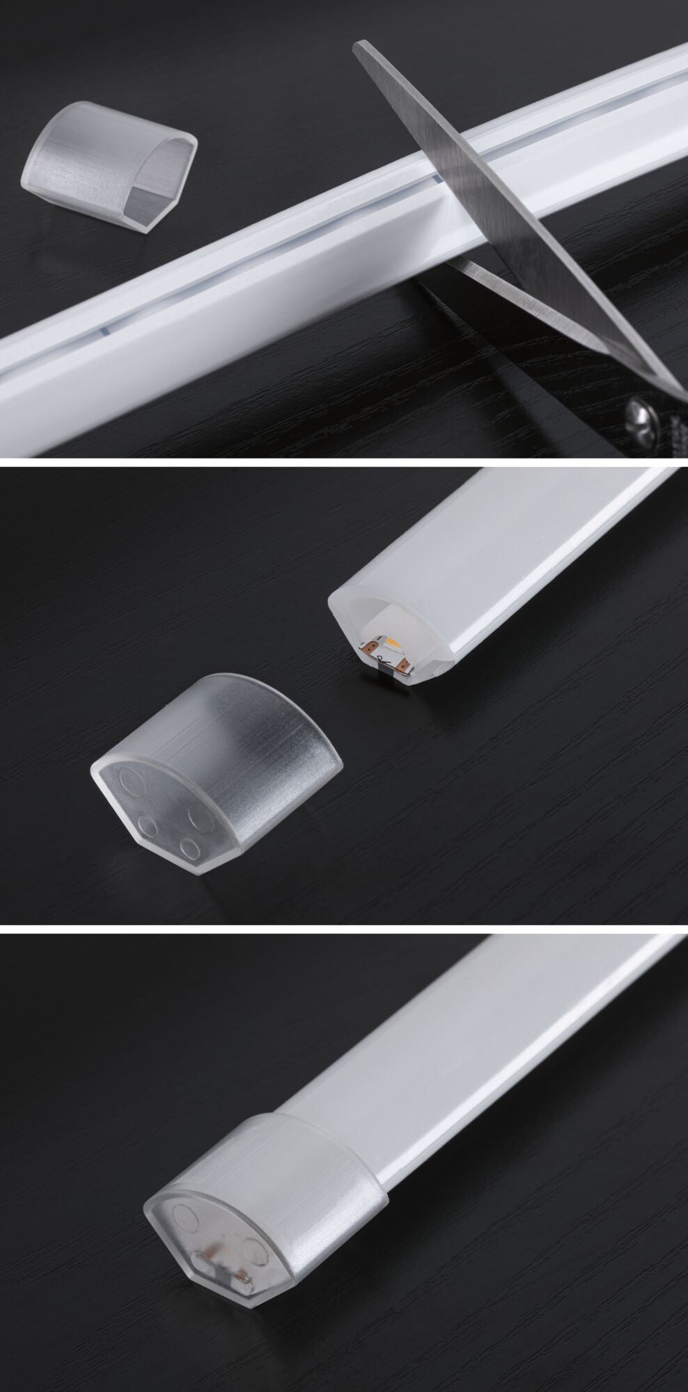 Paulmann LED-Strip – 5 m, 3300 lm, 18 W, 3000 K, dimmbar, weiss, mit Netzteil, Fernbedienung