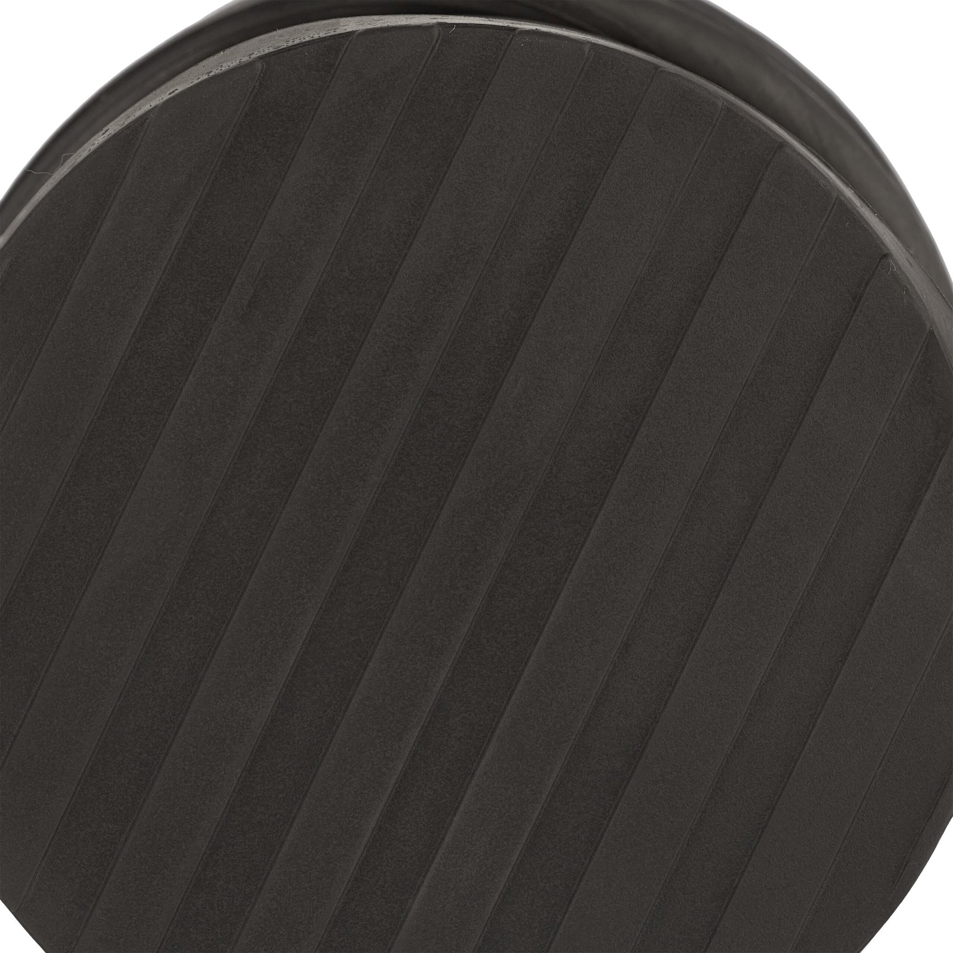 Relaxdays Türstopper – Gummi/Edelstahl – Bronze – Ø 70 × H 75 mm