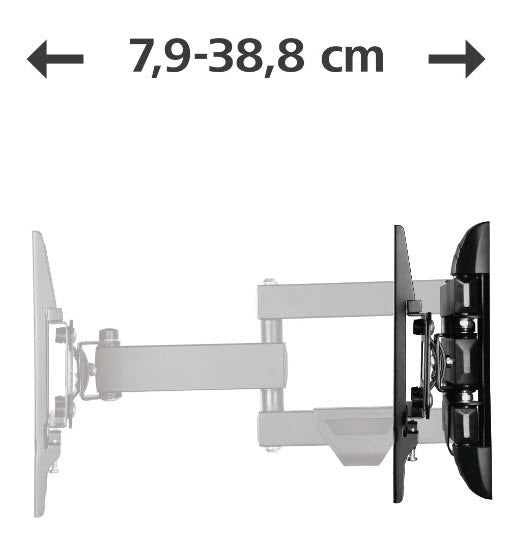 Hama Wandhalterung – Vollbeweglich – 19–48" – VESA 50×50–200×200 – bis 25 kg – 00220840