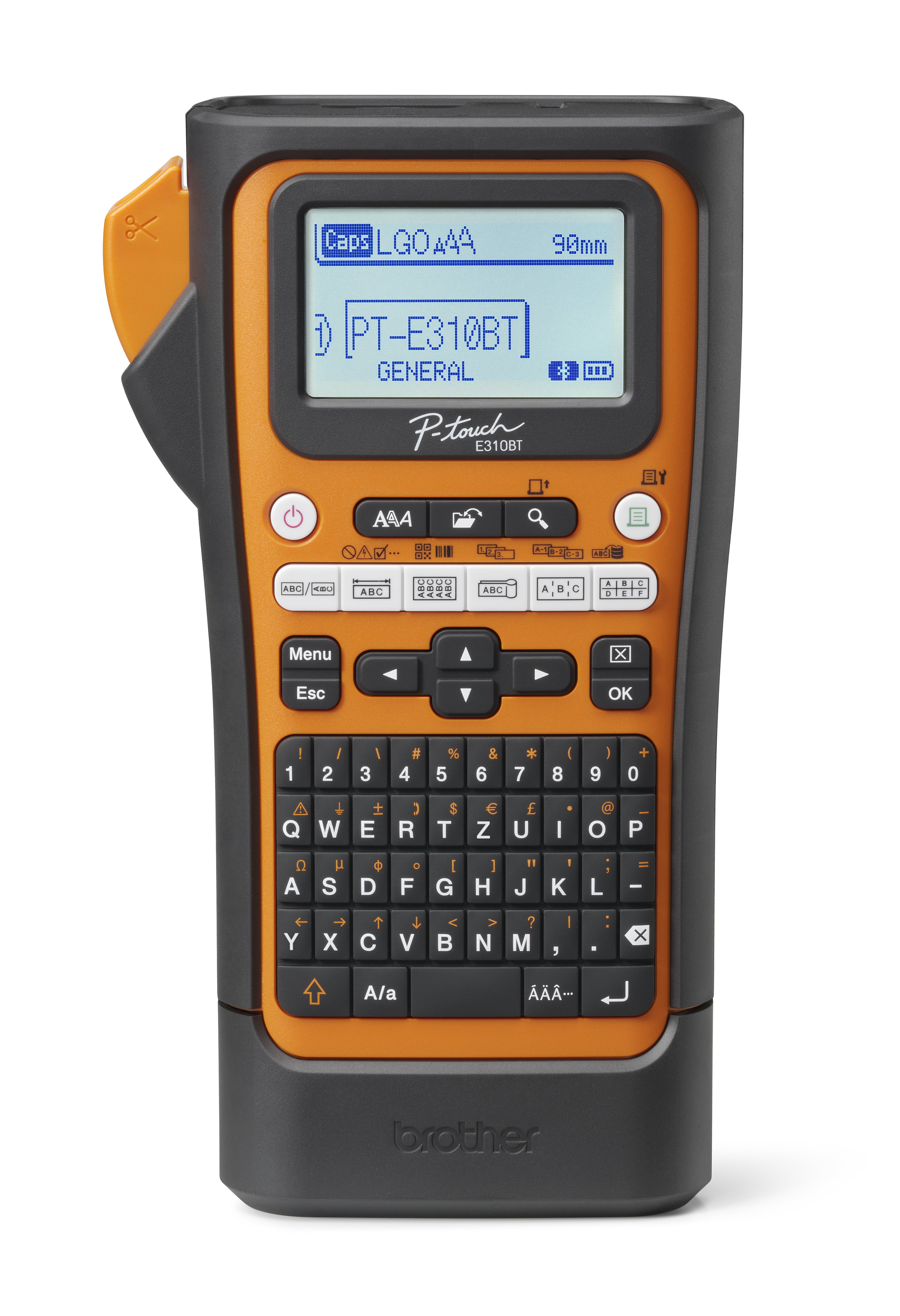 Brother PT-E310B – Beschriftungsgerät, Thermotransfer, 180 dpi, bis 16 mm, Bluetooth, für HSe/TZe-Bänder
