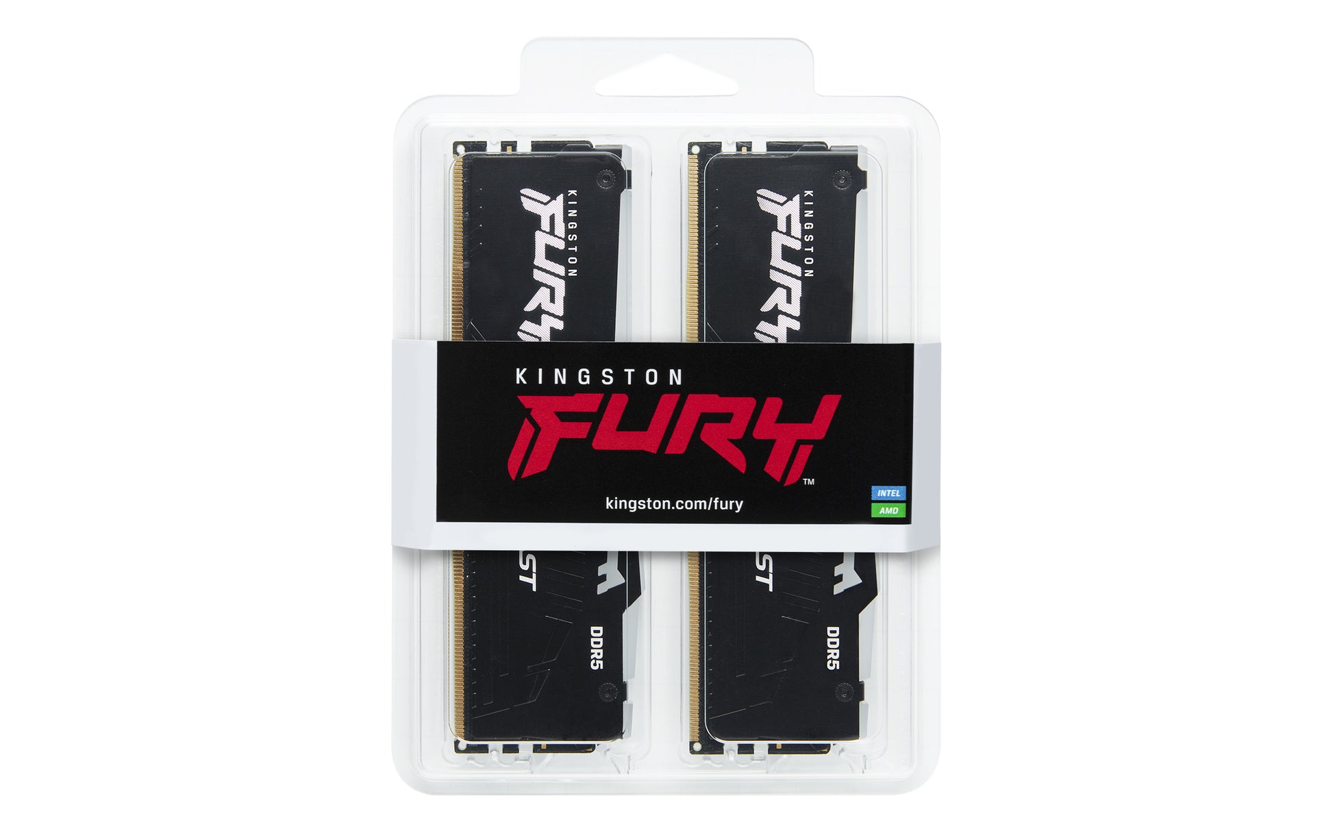 Kingston Technology Kingston FURY Beast – Arbeitsspeicher – 32 GB (2×16 GB), 6800 MT/s DDR5 CL34, RGB, 288‑Pin DIMM, Schwarz