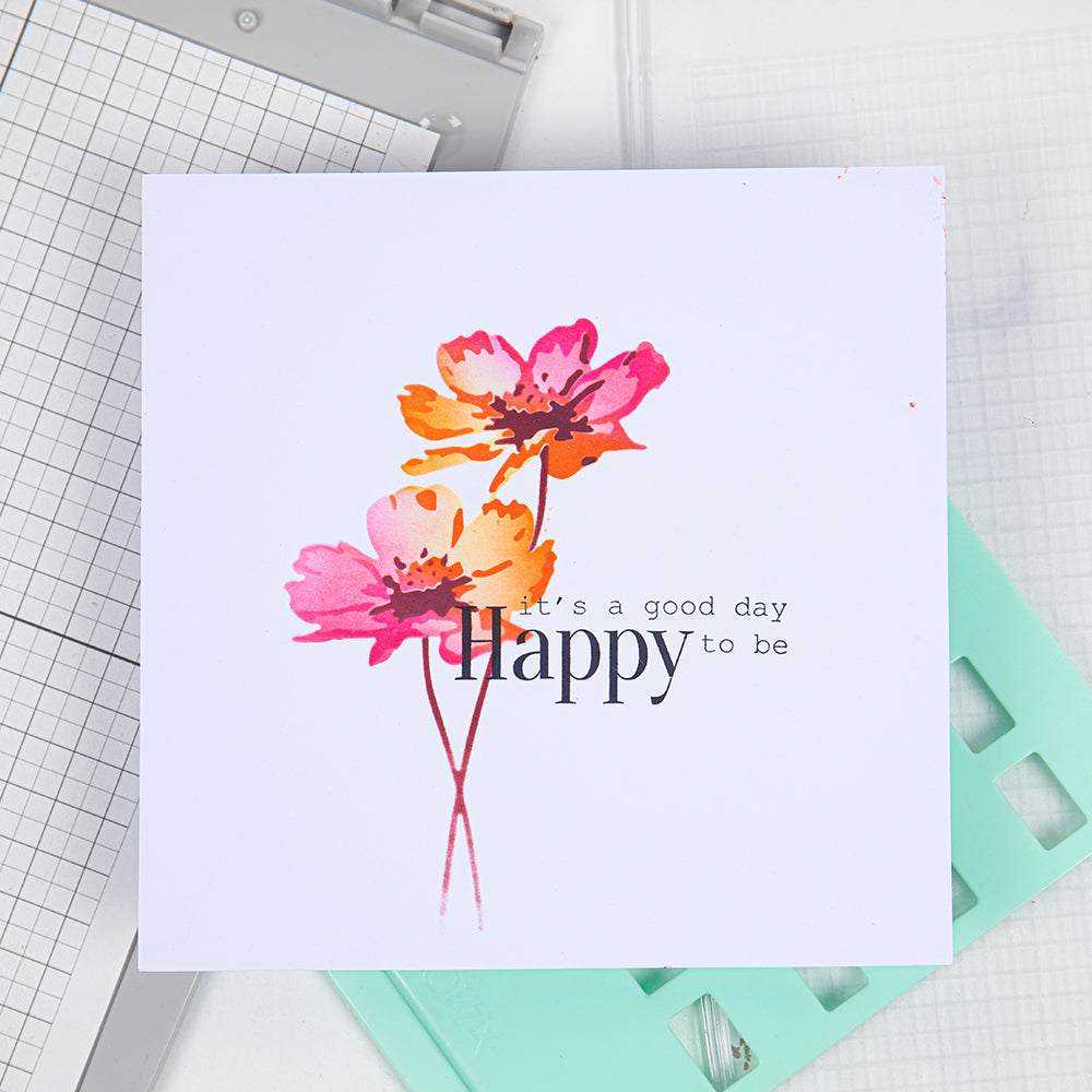 Sizzix Schablone – Blume – 150 × 150 mm