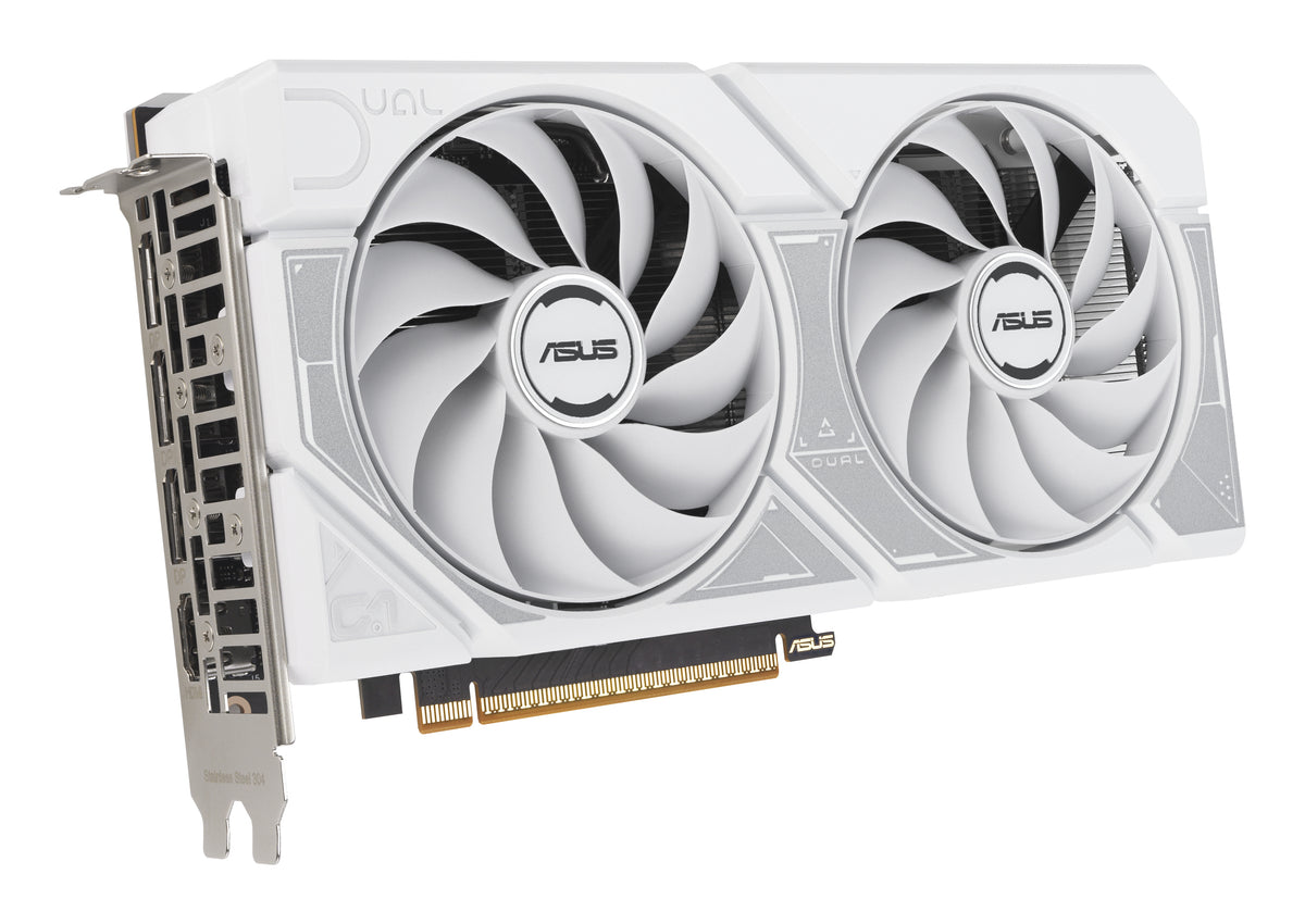 ASUS DUAL RTX 5060 OC – PCIe Grafikkarte – GeForce RTX 5060, 8 GB GDDR7, PCIe 5.0, 3×DP, 1×HDMI, Weiss
