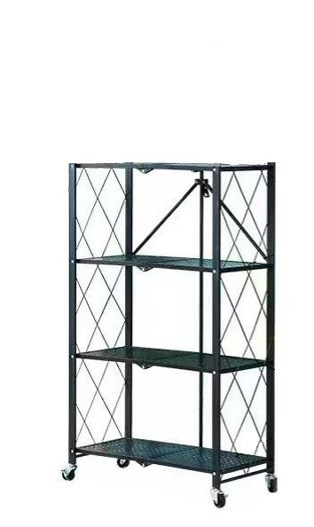 Colibri Pflanzenständer 4 Regale – Stahl, Schwarz – 715×1275×340 mm
