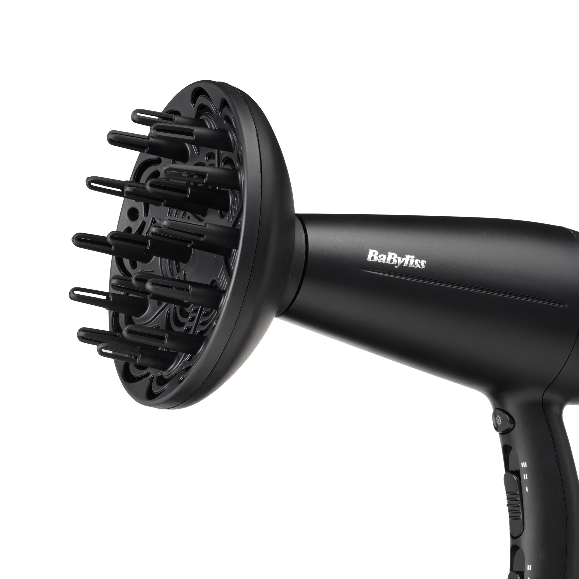 BaByliss Haartrockner D572DE – 2200 W, Ionenfunktion, Keramisches Heizsystem – schwarz