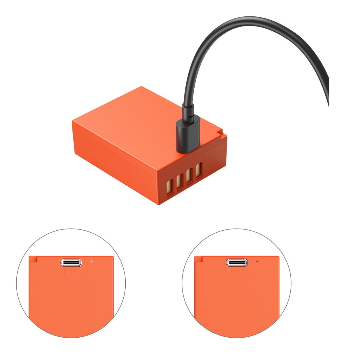 SmallRig NP-W126S Akku – 1050 mAh, 7,4 V (7,77 Wh) – für Fujifilm X-H1, X-Pro2, X-Pro1 und andere – Orange