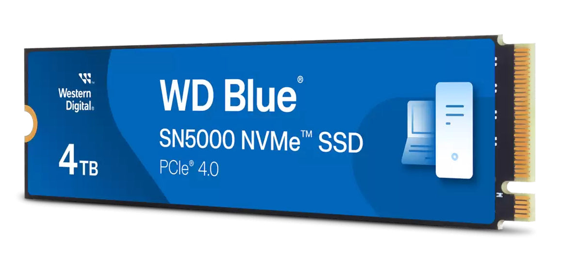 Western Digital Blue SN5000 – 4 TB, M.2 2280 (22×80 mm), PCIe 4.0 NVMe, für PC/Laptop