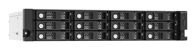 QNAP TL-R1220Sep-RP – 12-Bay Rack 2U HDD/SSD-Gehäuse – redundantes Netzteil, für 2,5"/3,5" HDD/SSD, SAS/SATA