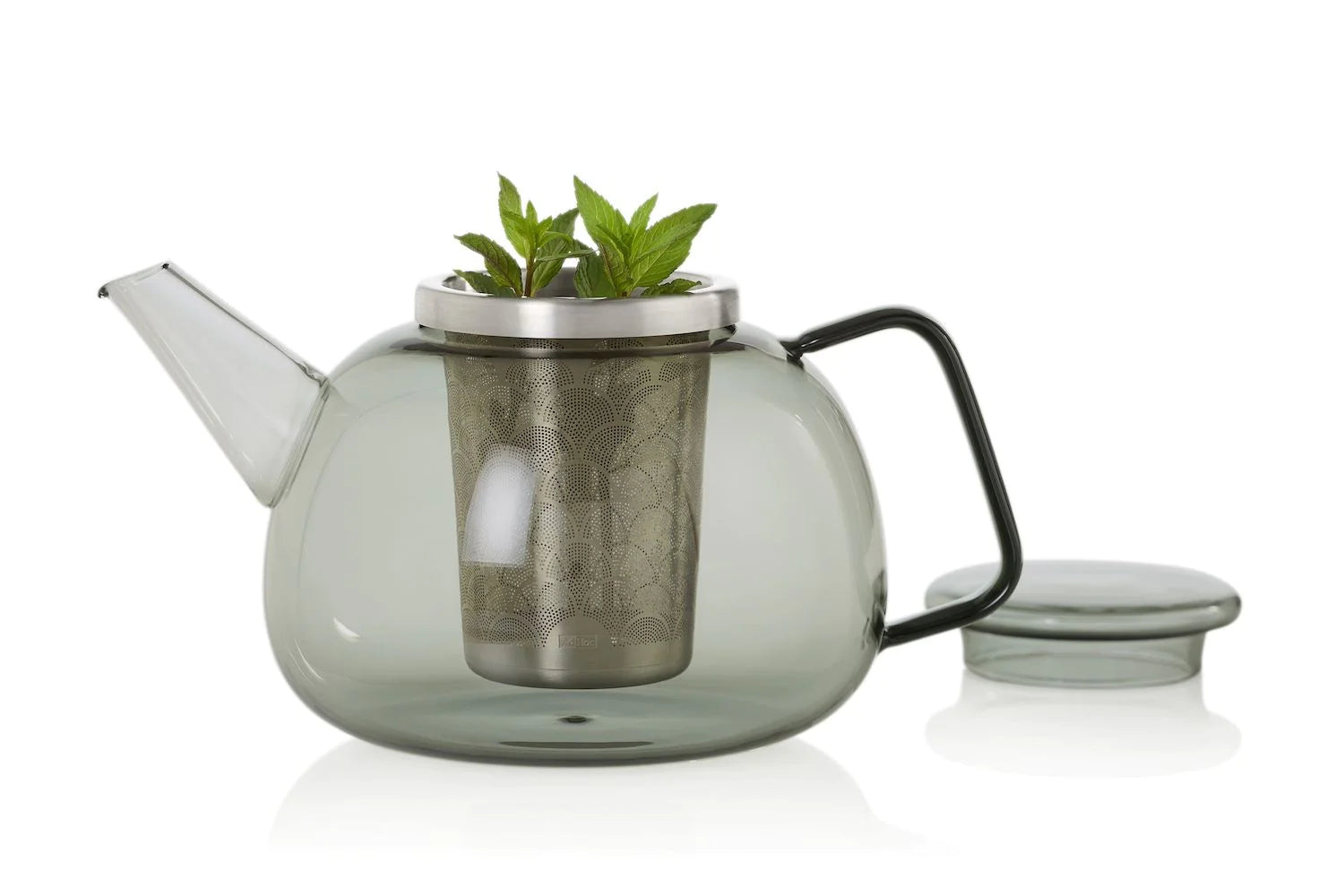 AdHoc Teekanne Yuna – 1,6 l, Ø 15,0 cm, Borosilikatglas/Edelstahl, spülmaschinenfest