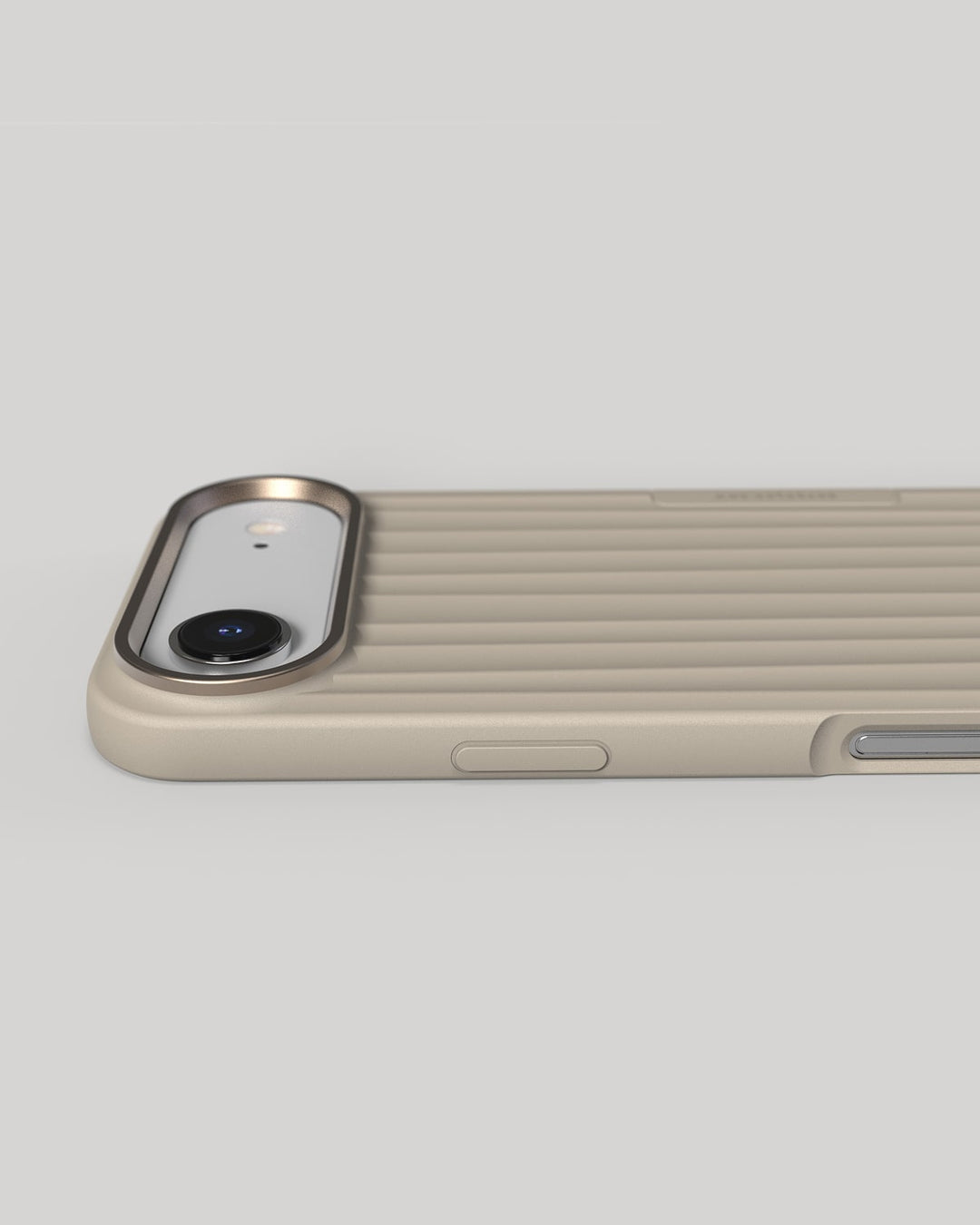 NUDIENT Backcover – für Apple iPhone 17 Air – beige – Kunststoff, MagSafe-kompatibel