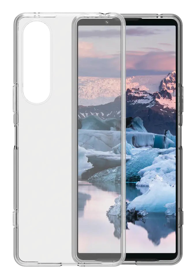 dbramante1928 Greenland Backcover – für Sony Xperia 1 Mark V, Transparent, bis 1,2 m sturzsicher
