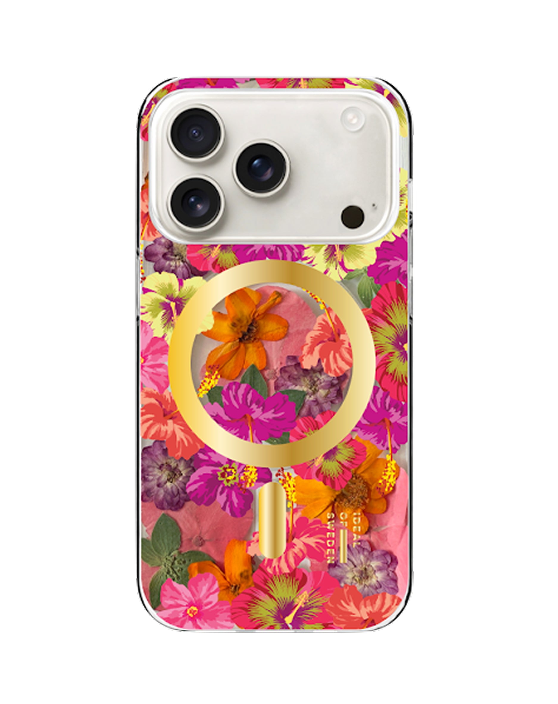 iDeal of Sweden Backcover – für Apple iPhone 13–16 (Auswahl), MagSafe, TPU, Transparent, Tropical Floral