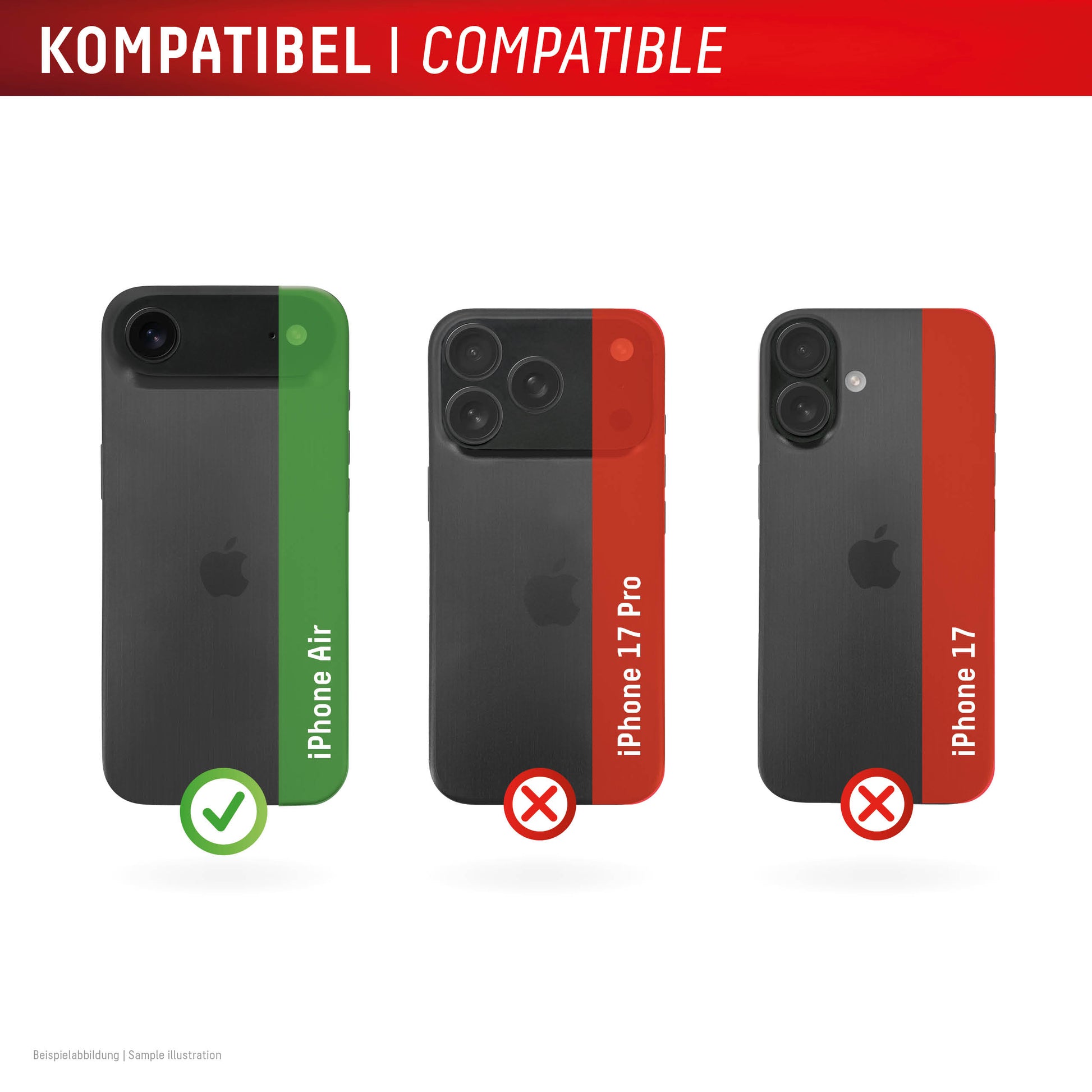 E.V.I. Kameralinsenschutz, 10H – für iPhone Air –  – Transparent