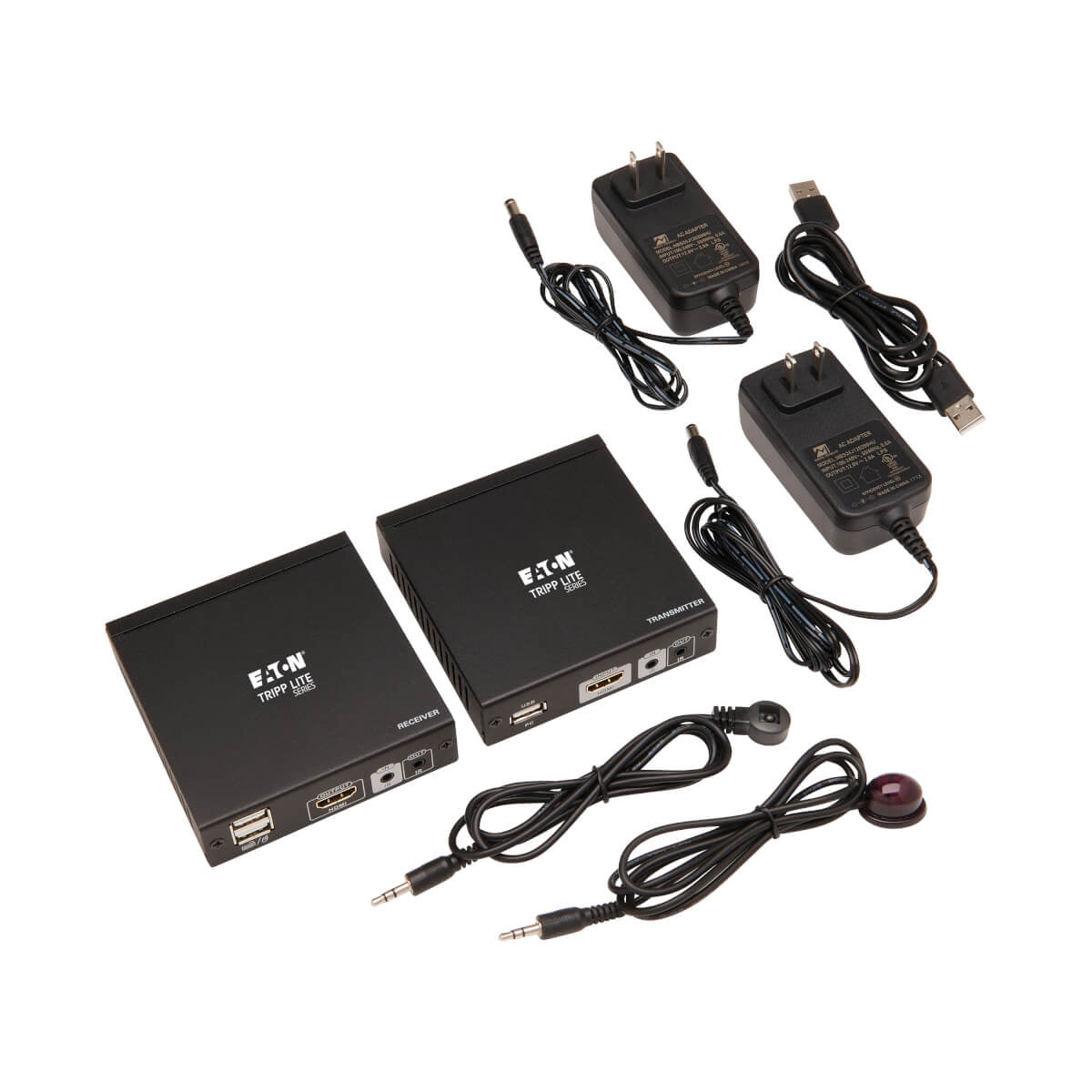 Tripp Lite B013-HU-4K – KVM-Extender-Set HDMI – 4K/30 Hz, USB (2 Ports), IR, Audio – bis 70 m über Cat 6